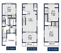 物件画像 新築分譲戸建 池上 全10棟 3号棟