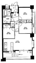 クオス吉野町 3LDKの間取図画像
