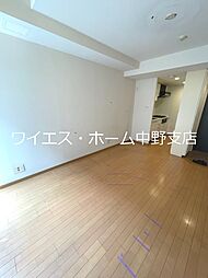 都営大江戸線 中野坂上駅 徒歩8分の賃貸マンション 2階1LDKのリビング/ダイニング