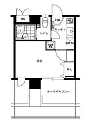 コンフォート中野 1Kの間取図画像