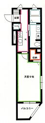 Ace-ka1 1Kの間取図画像
