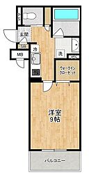 LunaAzul 1Kの間取図画像