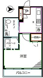 サンシャイン高円寺 1Kの間取図画像