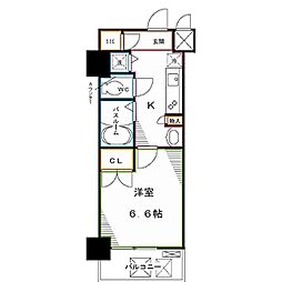 ウーノ・グランデ 1Kの間取図画像