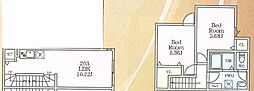 アーバングレイス東高円寺 2LDKの間取図画像