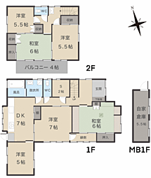 物件画像 横浜市保土ケ谷区西谷　庭付き戸建