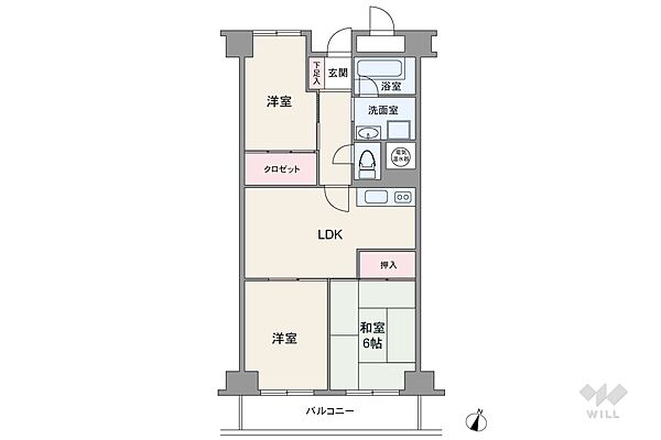 間取りを拡大表示