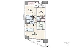 ベリスタ八事山 3LDKの間取図画像