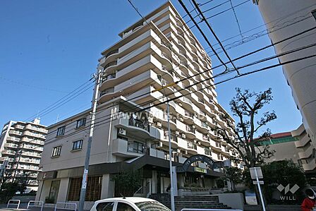 シティコーポ植田B棟外観(南西側)