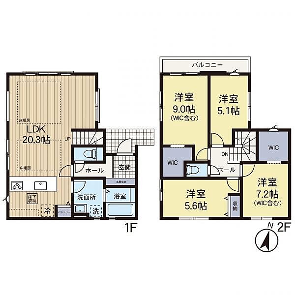 間取りを拡大表示