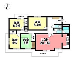 間取図画像 4LDK