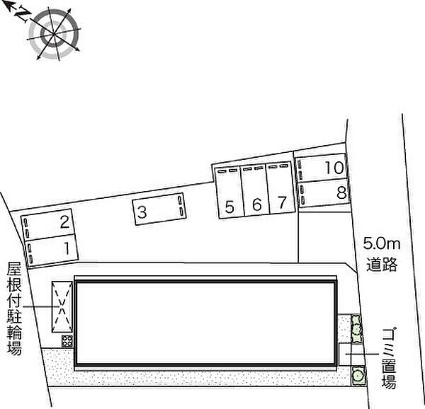 レオネクストブルーゼファー 106｜福岡県久留米市高良内町(賃貸アパート2LDK・1階・50.65㎡)の写真 その3