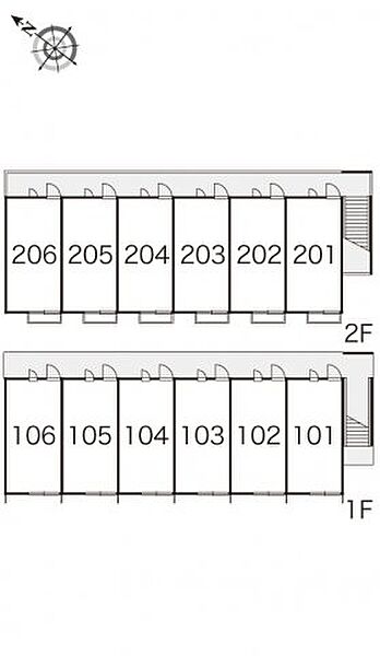 レオパレスアプリコット・イン 206｜福岡県久留米市梅満町(賃貸アパート1K・2階・20.28㎡)の写真 その4