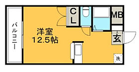 エスパシオ江頭I 205号 ｜ 福岡県久留米市東合川2丁目10-10（賃貸マンション1R・2階・27.19㎡） その2