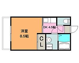 サクシード(御井旗崎) 103号 ｜ 福岡県久留米市御井旗崎4丁目7-31（賃貸マンション1DK・1階・34.30㎡） その2