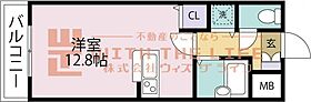 アザレアハイツ江崎 302号 ｜ 福岡県久留米市合川町395-1（賃貸マンション1R・3階・35.00㎡） その2