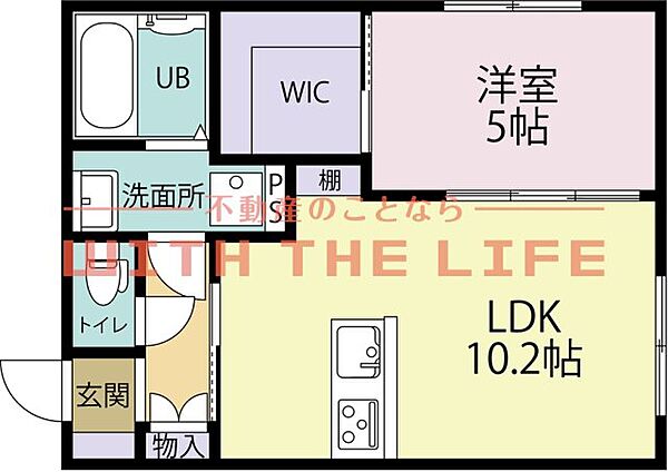 エスペリアスクエア鳥栖 ｜佐賀県鳥栖市轟木町(賃貸アパート1LDK・1階・39.74㎡)の写真 その2