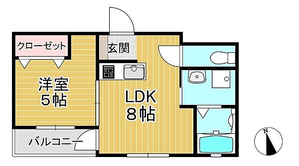 ティーレグノ羽犬塚 A-302号｜福岡県筑後市大字羽犬塚(賃貸アパート1LDK・3階・32.21㎡)の写真 その2