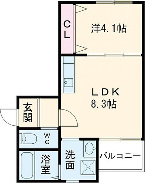 ティーレグノ羽犬塚 A-203号｜福岡県筑後市大字羽犬塚(賃貸アパート1LDK・2階・31.35㎡)の写真 その2