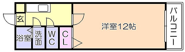 レジデンス幸 103号｜福岡県久留米市津福本町(賃貸アパート1K・1階・36.36㎡)の写真 その2