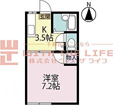 フラワービレッジ B102号 ｜ 福岡県久留米市御井町2060-1（賃貸アパート1K・1階・20.00㎡） その2