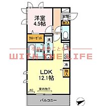 ペルラディアマンテ B210号 ｜ 福岡県久留米市梅満町315-1（賃貸アパート1LDK・2階・41.95㎡） その2