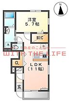 サニーサイド久留米  ｜ 福岡県久留米市野中町568番6、576番3・5（賃貸アパート1LDK・1階・43.23㎡） その2