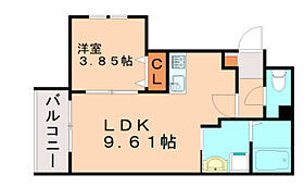 Rassure N・K 101号 ｜ 福岡県久留米市篠原町3-9（賃貸アパート1LDK・1階・32.83㎡） その2