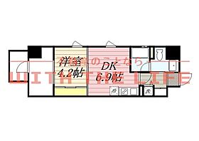 ルネッサンス21久留米六ツ門 301号 ｜ 福岡県久留米市六ツ門町2-29（賃貸マンション1DK・3階・30.09㎡） その2