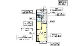 パルマハイツ 204号 ｜ 福岡県久留米市西町269-2（賃貸アパート1K・2階・22.35㎡） その2