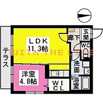 グランドゥールステラ 101号 ｜ 福岡県久留米市東櫛原町1406-7（賃貸マンション1LDK・1階・40.60㎡） その2