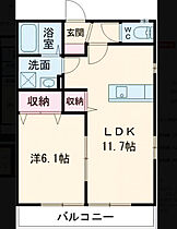 シエルリーブル 103号 ｜ 福岡県久留米市三潴町早津崎914-1（賃貸アパート1LDK・1階・40.40㎡） その2