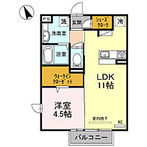 オリーヴァ東櫛原 A206号 ｜ 福岡県久留米市東櫛原町503-12（賃貸アパート1LDK・2階・40.29㎡） その2