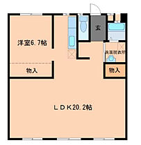 サンコーポ国分 305号 ｜ 福岡県久留米市国分町1952-2（賃貸マンション1LDK・3階・66.42㎡） その2