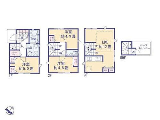 間取り 渋谷区幡ヶ谷3丁目