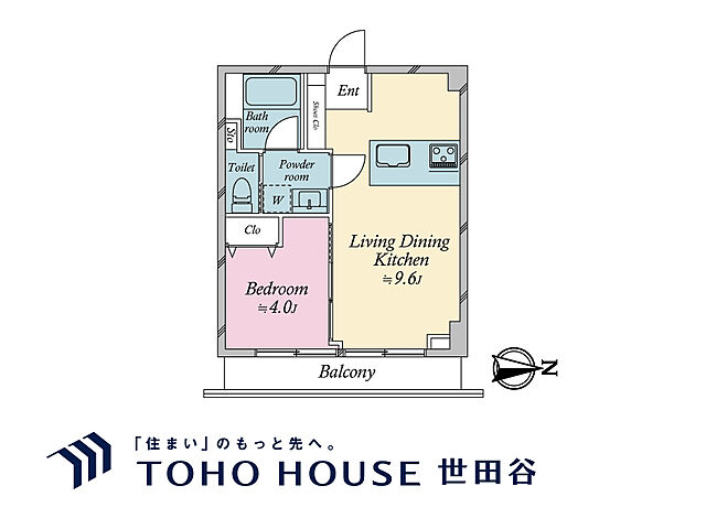 間取り 落合マンション 4階/-