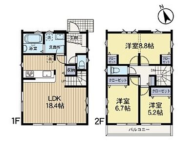 間取り：間取り図