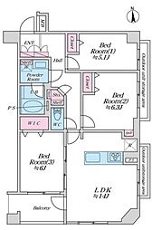 物件画像 ヒルズ武蔵中原ウエストウィング