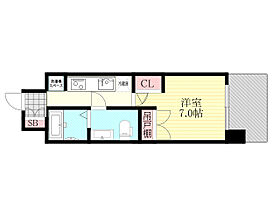 セレニテ東三国ミラク  ｜ 大阪府大阪市淀川区東三国２丁目（賃貸マンション1K・8階・22.12㎡） その2