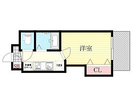 NOW新大阪  ｜ 大阪府大阪市淀川区東三国２丁目（賃貸マンション1K・4階・17.01㎡） その2