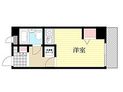 ライオンズマンション新大阪第3 ワンルームの間取図画像