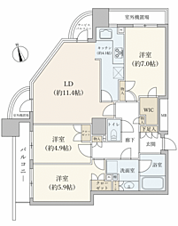 間取図画像 3LDK