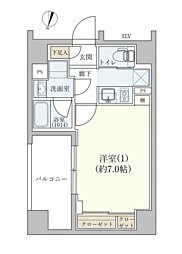ブライズ阿佐ヶ谷 1Kの間取り