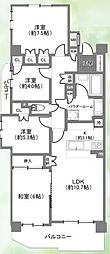 小田急相模原パークホームズ 4LDKの間取図画像