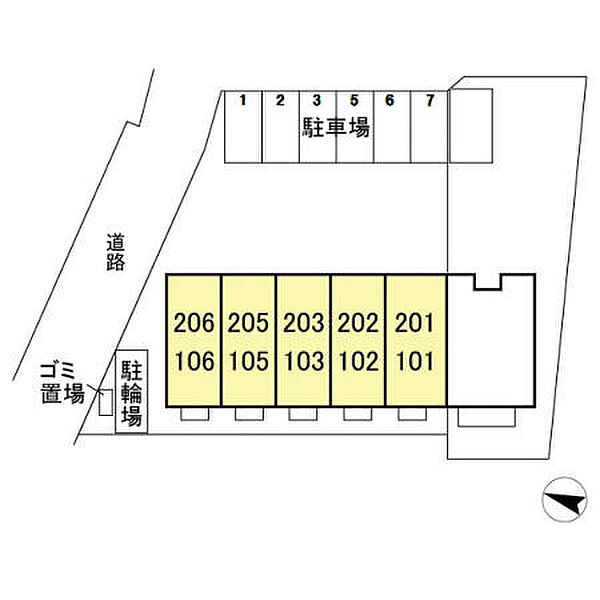 ステラコートII 106｜千葉県野田市山崎(賃貸アパート2K・1階・33.61㎡)の写真 その3