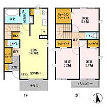 Ｈａｋｕ　II  ｜ 千葉県流山市南流山7丁目14-25（賃貸アパート3LDK・2階・81.92㎡） その2