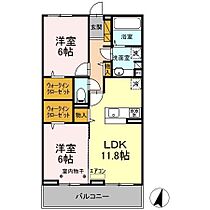 千葉県流山市市野谷（賃貸マンション2LDK・3階・59.56㎡） その2