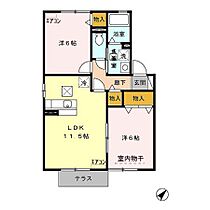 千葉県野田市鶴奉149-14（賃貸アパート2LDK・1階・53.76㎡） その2