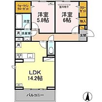 千葉県柏市十余二380-60（賃貸アパート2LDK・2階・62.93㎡） その1