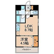 Ｈ＆Ｋ　ＫＡＳＨＩＷＡ　ＨＩＬＬＳ 404 ｜ 千葉県柏市旭町2丁目1-6（賃貸マンション1LDK・4階・32.74㎡） その2